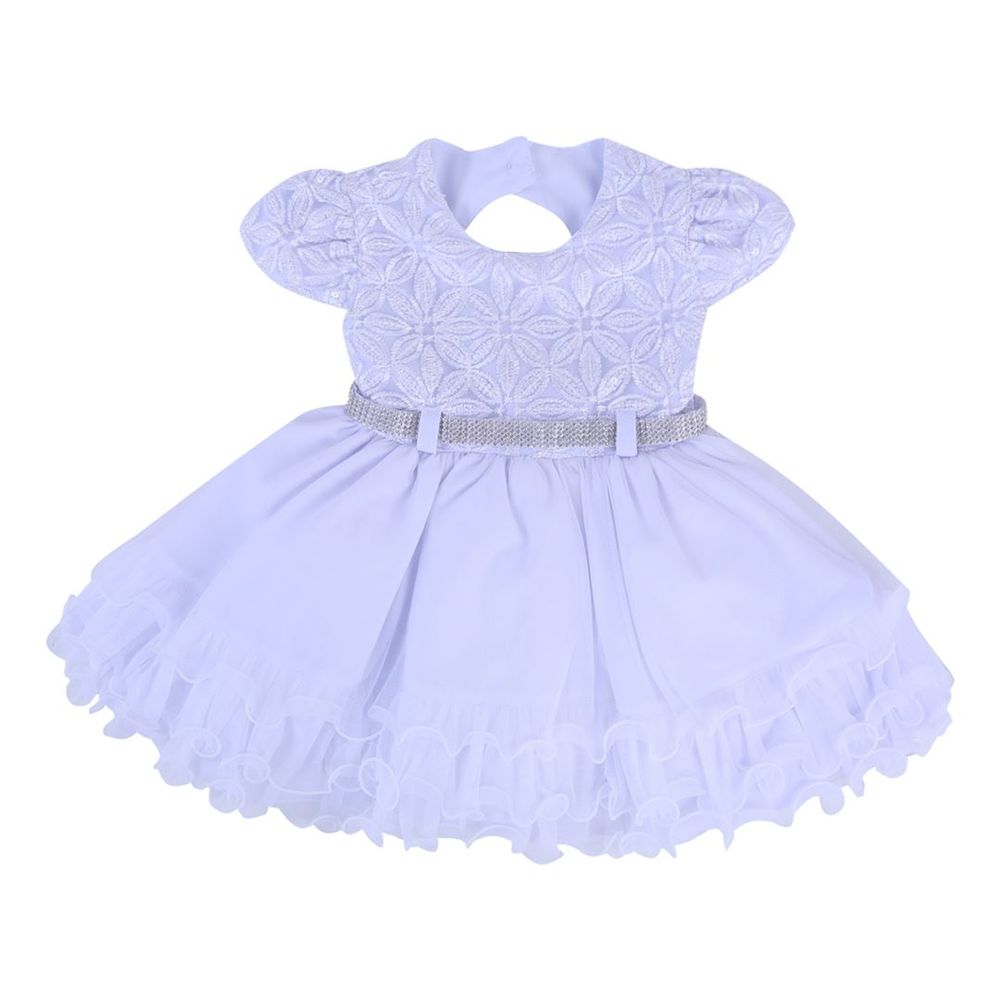 vestido de batizado para menina