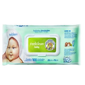 Lenço Umedecidos Feelclean Baby 100 Unidades em Promoção na Americanas